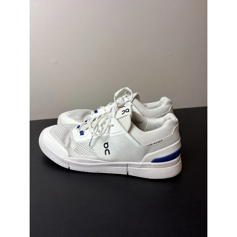 On Running Shoes The Roger Spin White Blue Tennis Everyday Shoes Mens Size 11